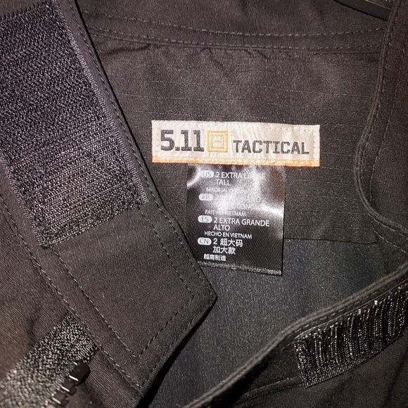 511 Tactical Quantum TDU L/S Black flex lite 2xl tall - Picture 4 of 10